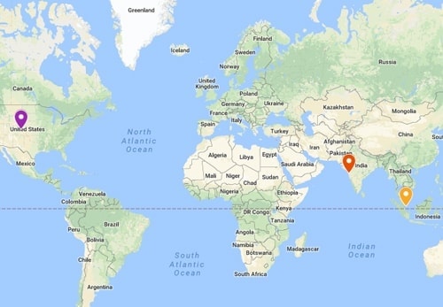 Data Center Map